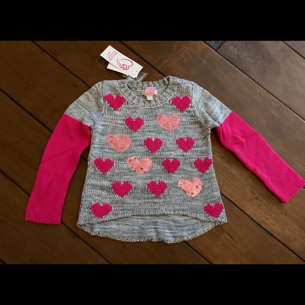 Design History heart sweater